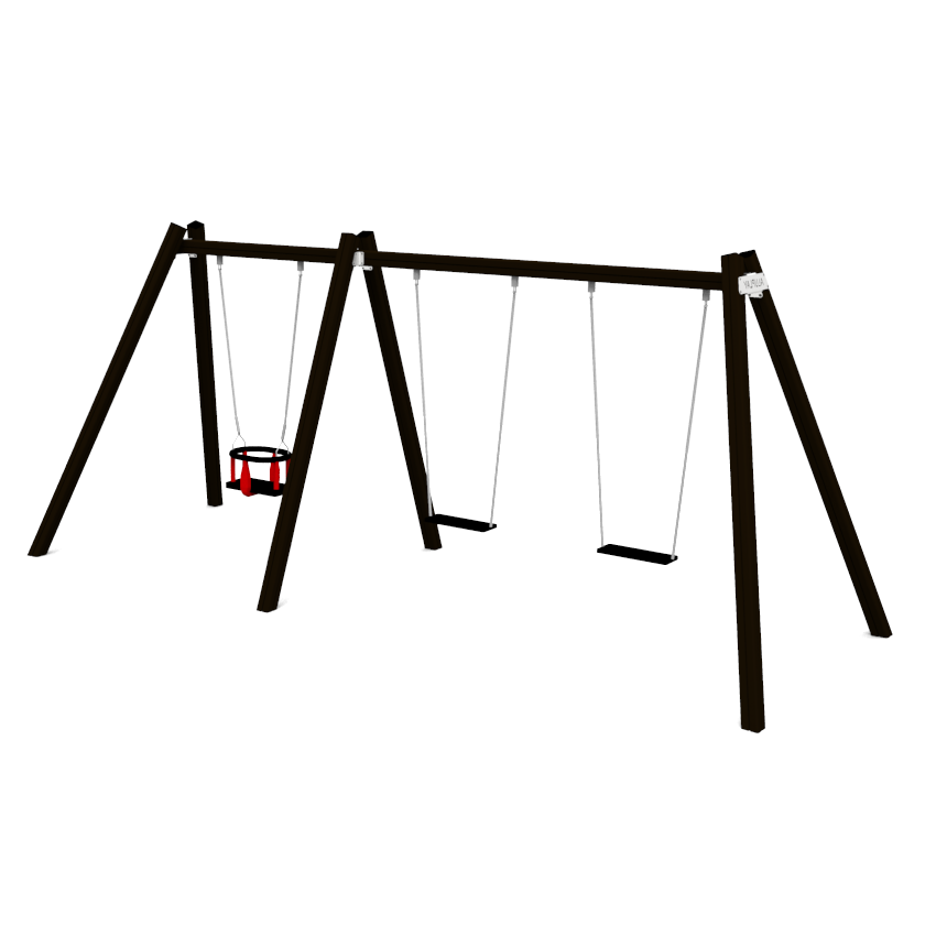 Swings | Single baby swing + double swing | ALUPLAY